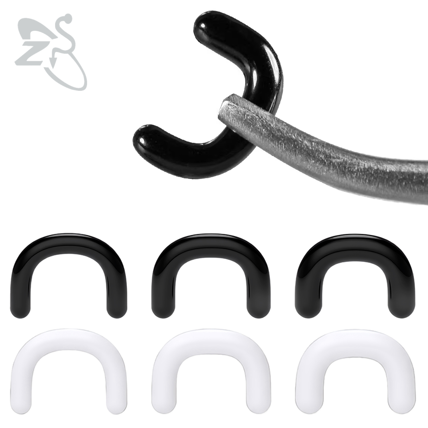 Zs Body Jewelry - ZS 1 szt. Akrylowy kolczyk do