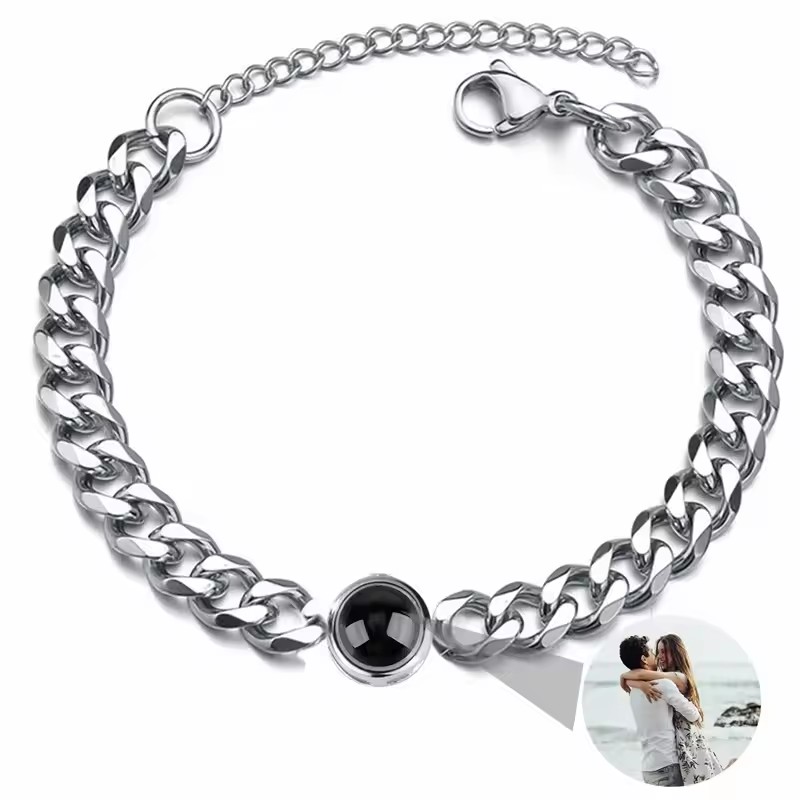 Body Jewelry Titanium - Bransoletka z projekcją zdjęć na zamówienie