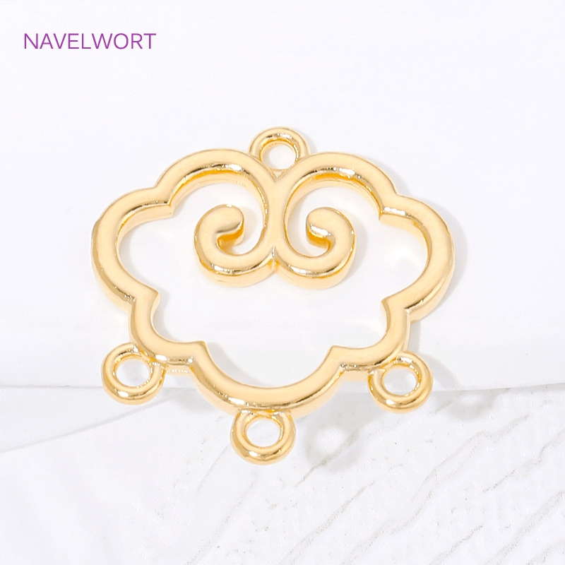Body Jewelry Diy - 1/2/4 szt. Złote pozłacane 18K mosiężne