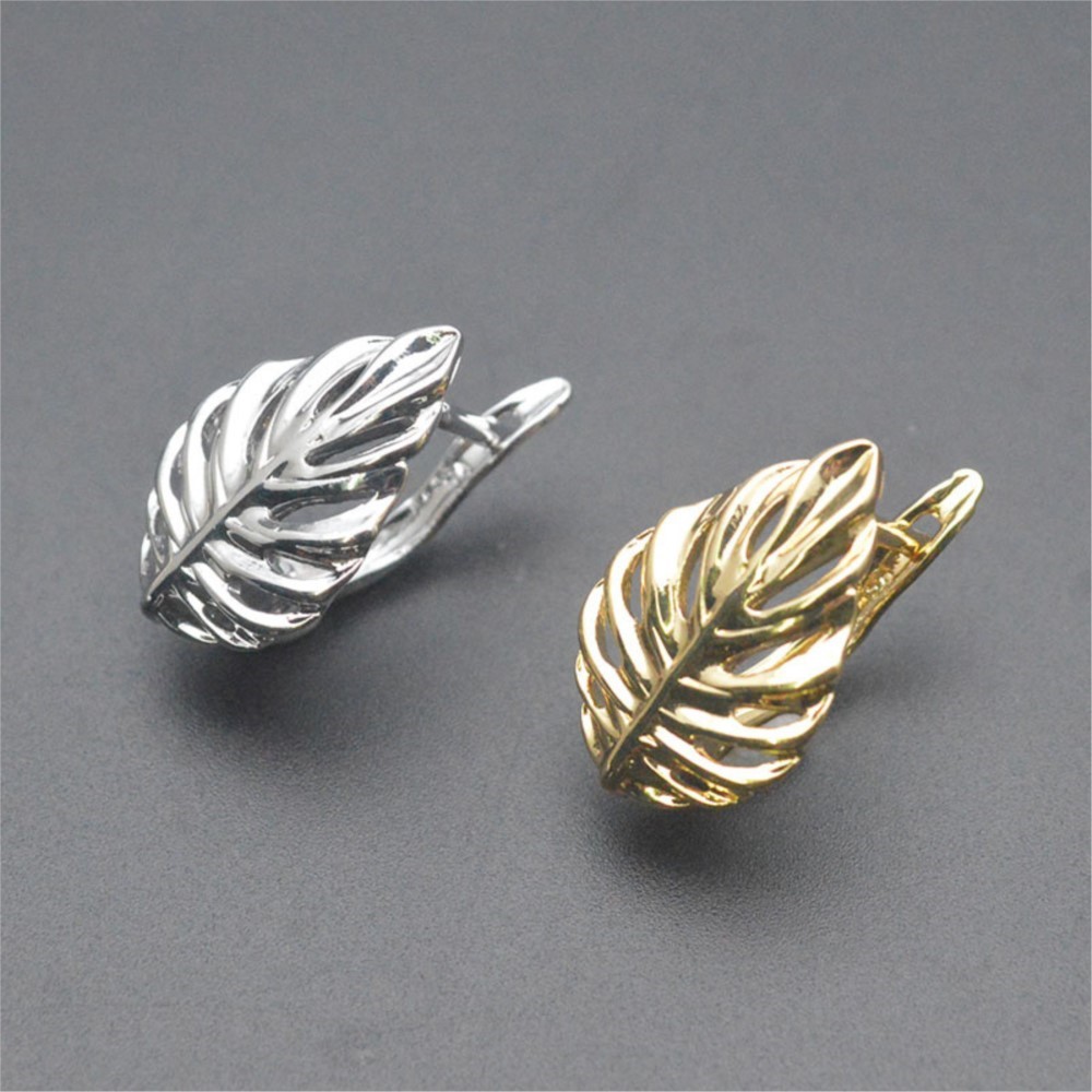 Body Jewelry Diy - 1/2 szt. Pozłacane 18-karatowym złotem mosiężne