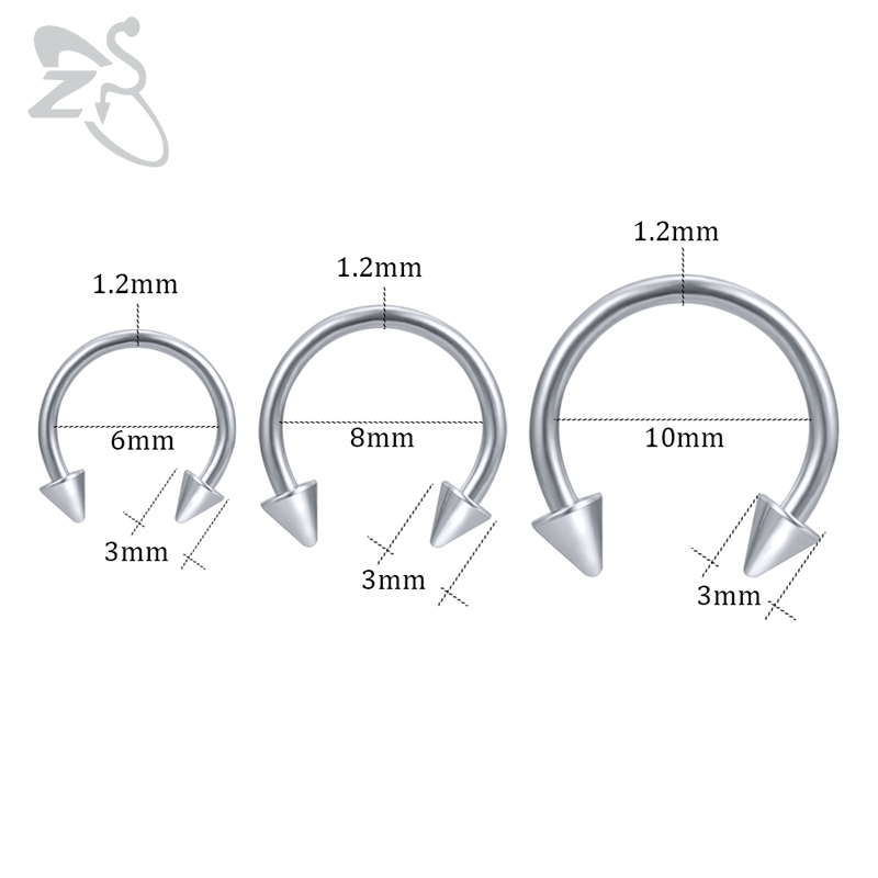 ZS Horseshoe 316L Pierścienie  – Zs Body Jewelry recenzja i cena