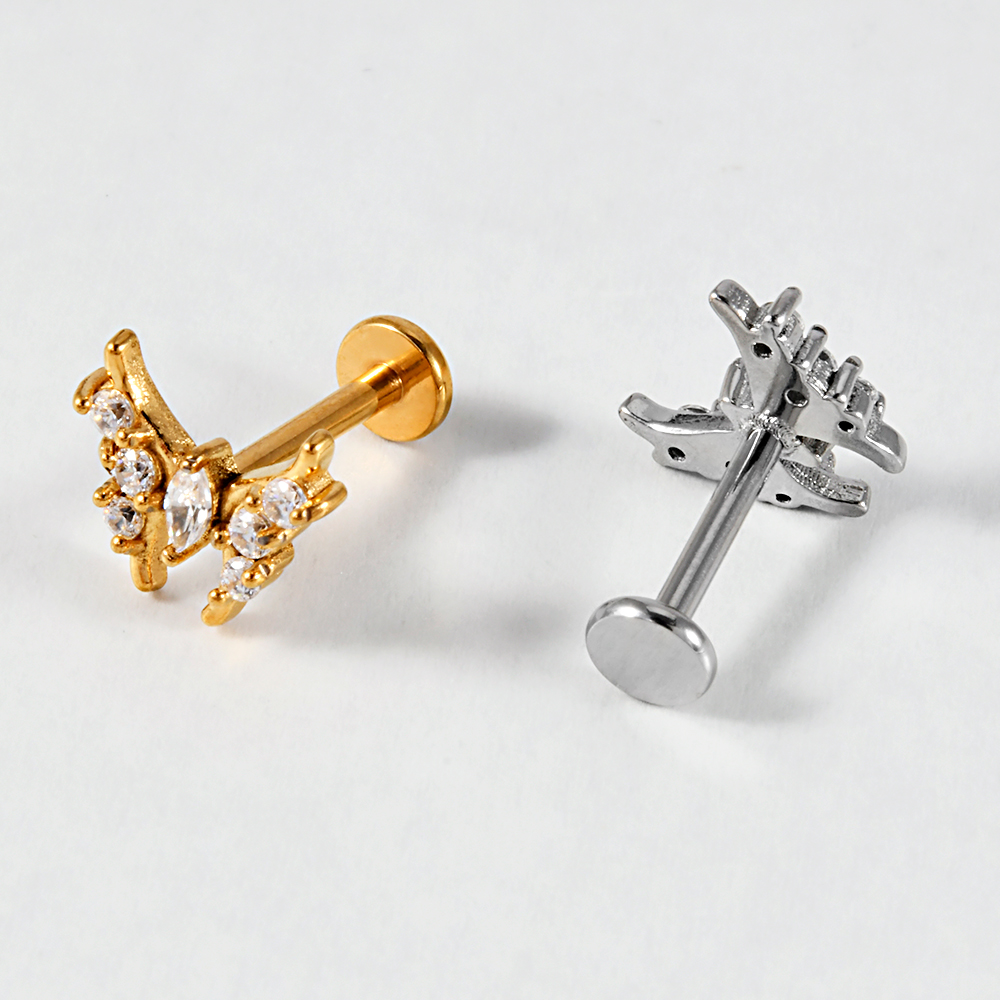1PC kolczyki w kształcie ust z – Body Jewelry Titanium recenzja i cena