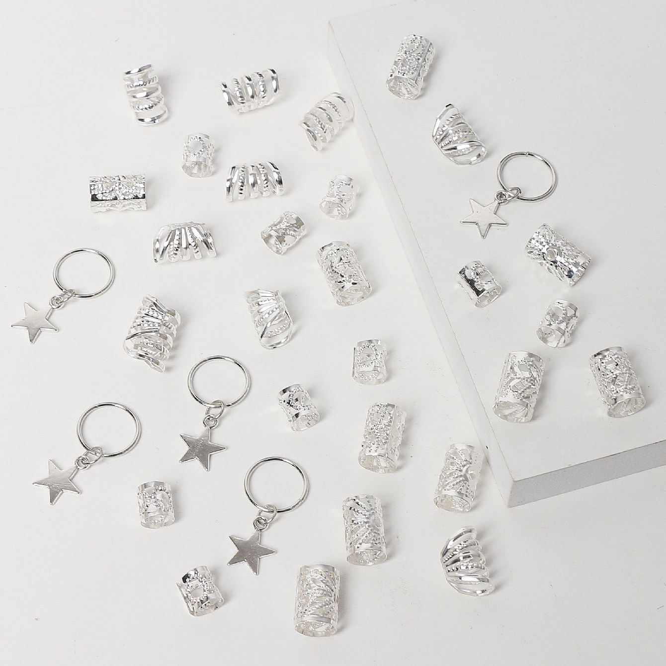 35 sztuk/zestaw srebrnych pięc – Body Jewelry Websites recenzja i cena