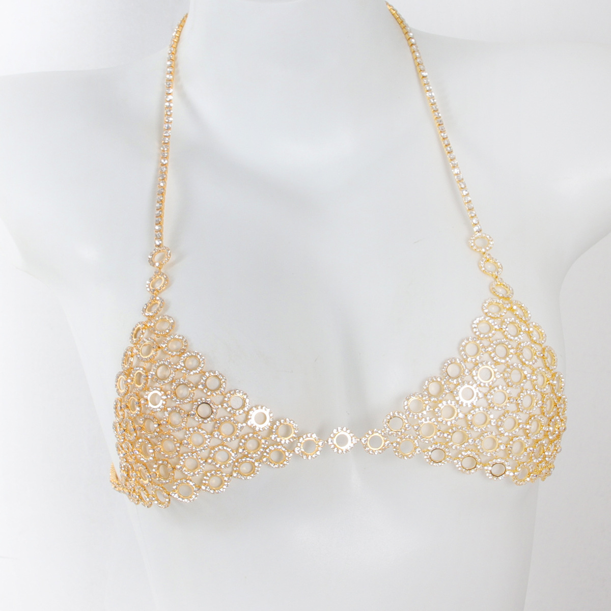 Modny okrągły łączący lekki lu – Body Jewelry Rhinestone recenzja i cena