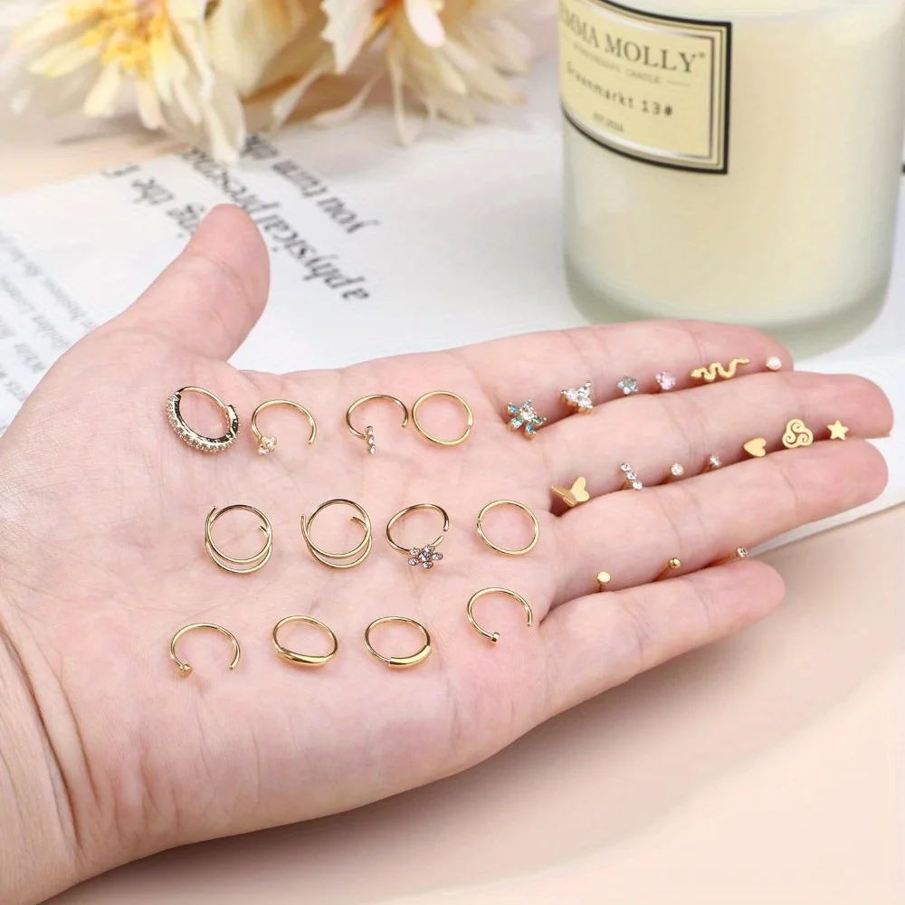 Bobisty 1 szt. Zestaw pierście – Zs Body Jewelry recenzja i cena