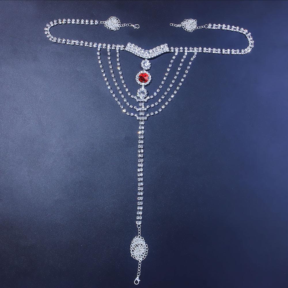 Seksowny łańcuszek do ciała Bi – Body Jewelry Rhinestone recenzja i cena