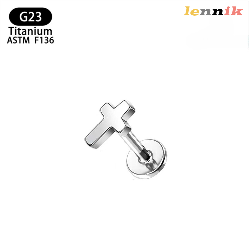 LENNIK F136 Tytanowy Krzyż Ser – Body Jewelry Titanium recenzja i cena