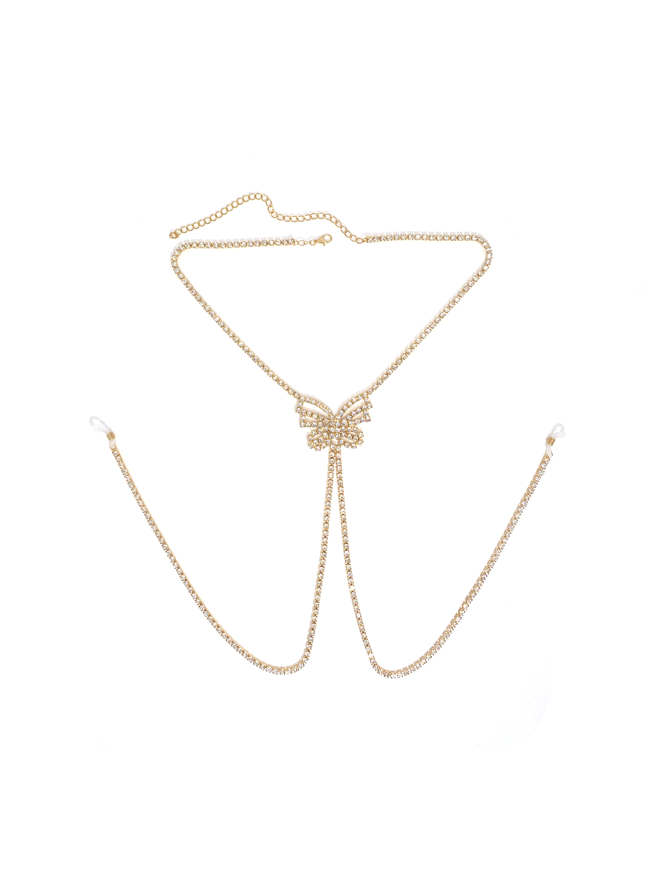 1 szt. Łańcuszek na sutek z fr – Body Jewelry Rhinestone recenzja i cena