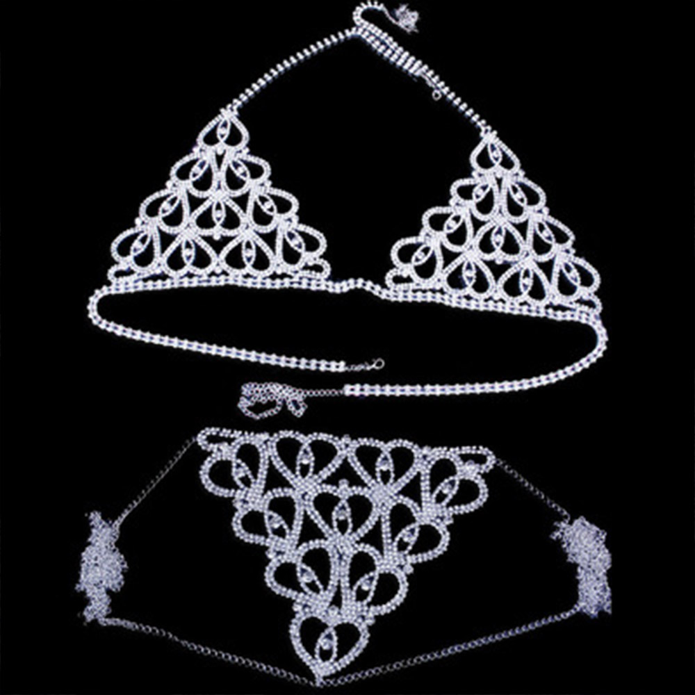 Moda Rhinestone Heart biustono – Body Jewelry Rhinestone recenzja i cena