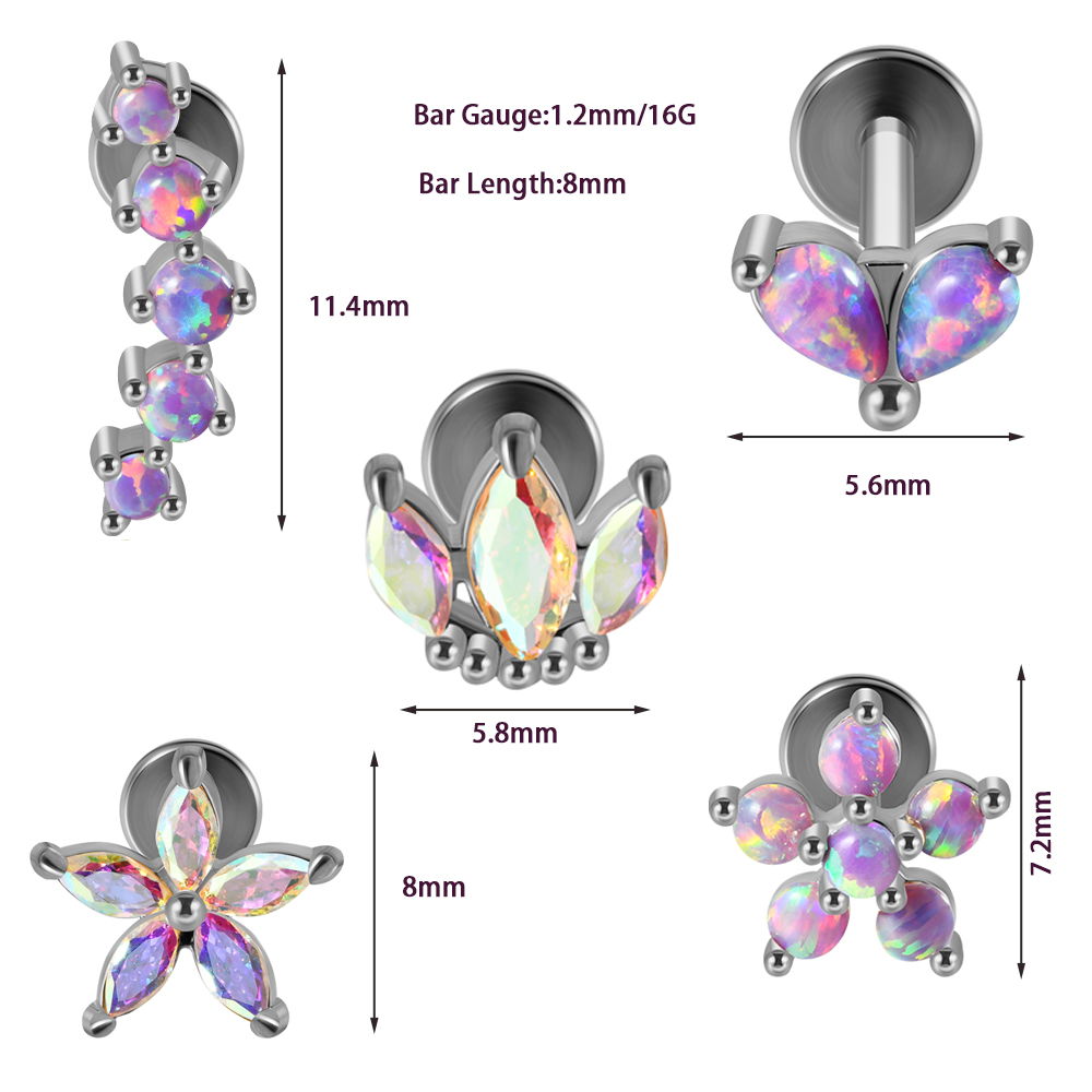 1PC Kolczyk ze stali nierdzewn – Body Jewelry Titanium recenzja i cena