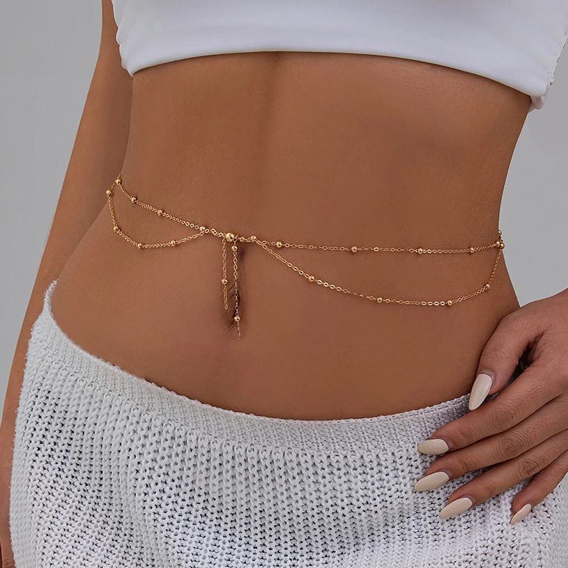 KunJoe Wielowarstwowy złoty ci – Body Jewelry Sale recenzja i cena