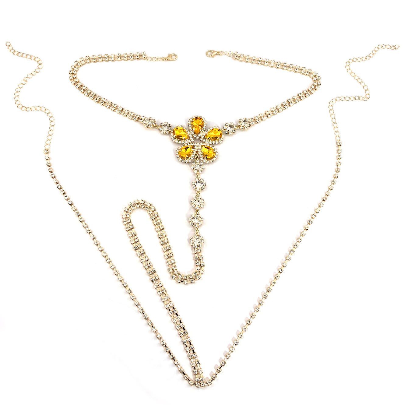 1 szt. Seksowny zestaw stringó – Body Jewelry Rhinestone recenzja i cena