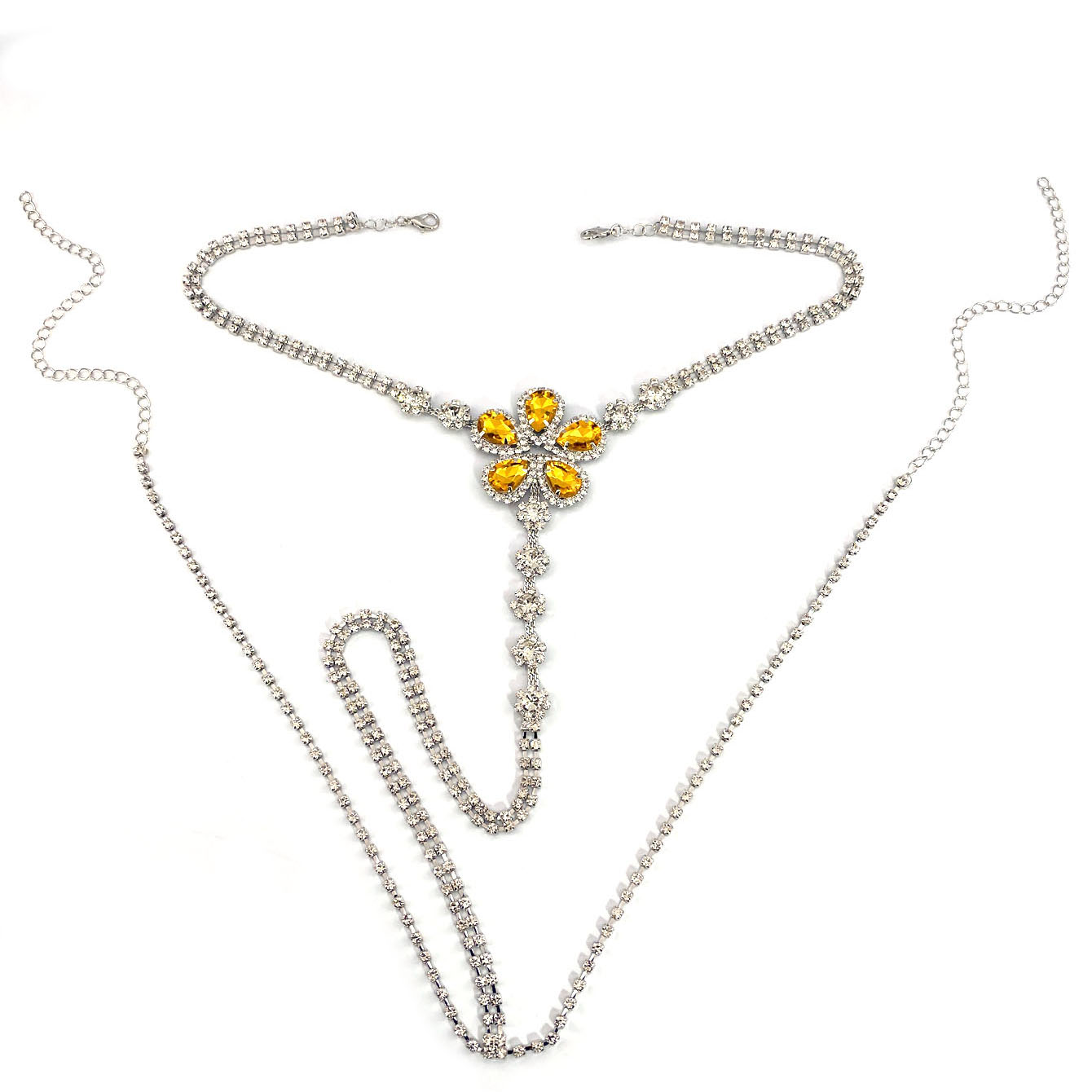 1 szt. Seksowny zestaw stringó – Body Jewelry Rhinestone recenzja i cena