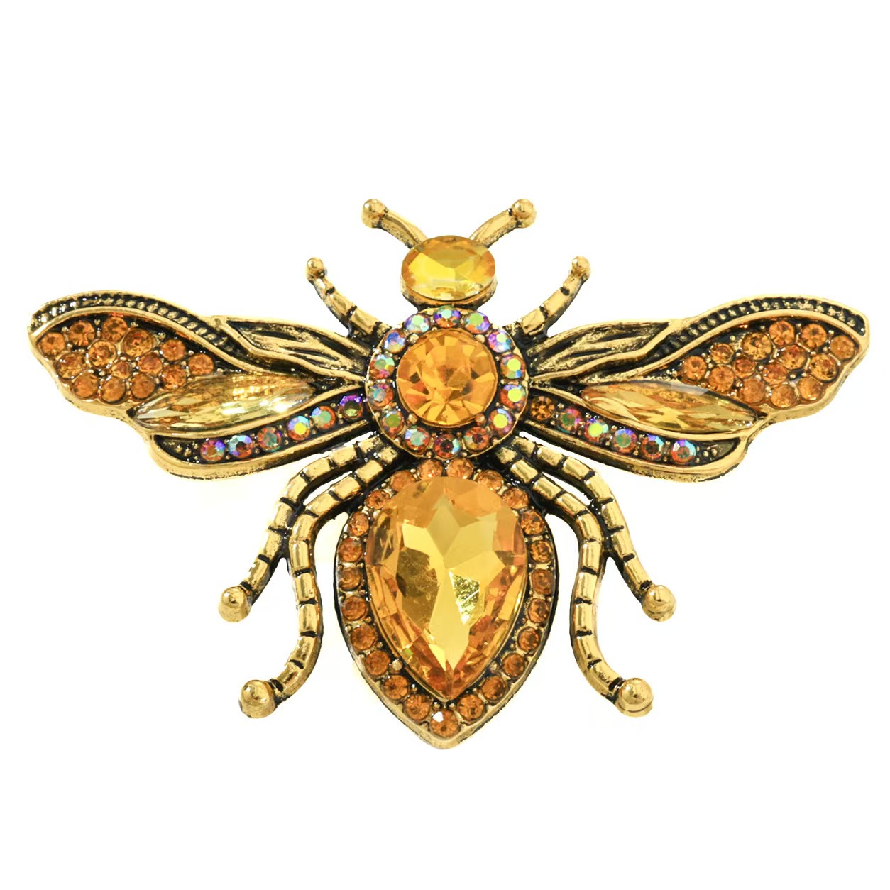 Retro broszka w kształcie pszc – Body Jewelry Websites recenzja i cena
