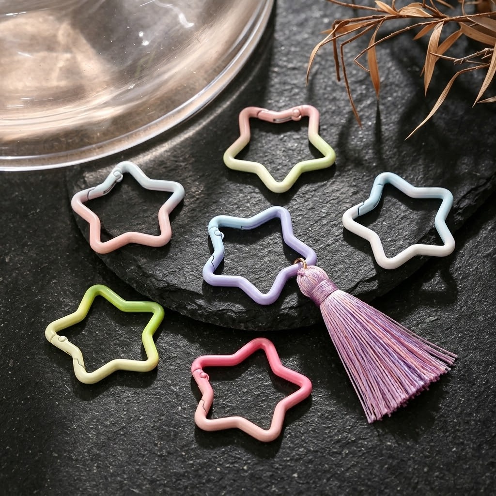 5 SZT. Gradientowe Kółka Spręż – Body Jewelry Diy recenzja i cena